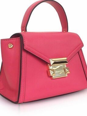 Michael Kors Pink Top-Handle Crossbody Bag with Gold Chain. NWOT